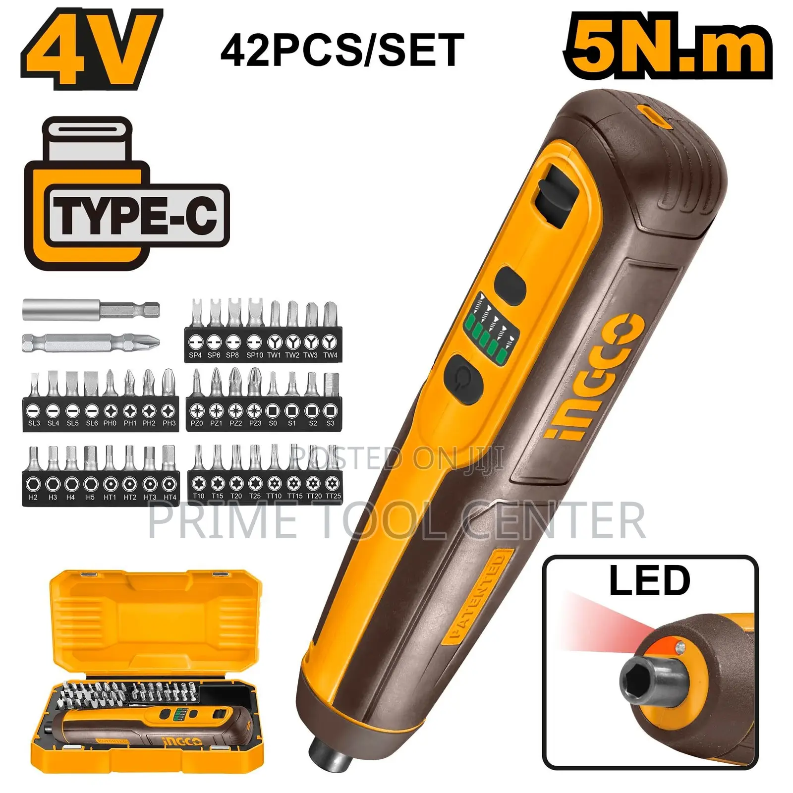 INGCO Lithium-Ion cordless screwdriver 4V