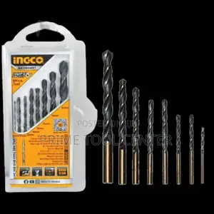 INGCO 8 Pcs HSS twist drill bits set