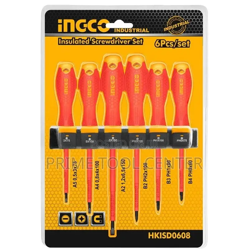 INGCO 6 Pcs insulated screwdriver set