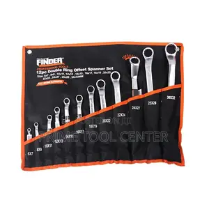 FINDER 12PCS Double Ring Offset Spanner Set