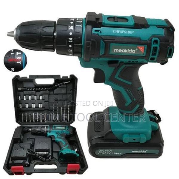 MEAKIDA 12V Cordless Drill 2 Batteries