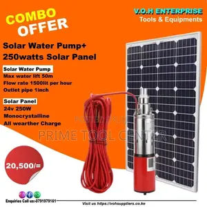Solar Submersible water pump +solar panel
