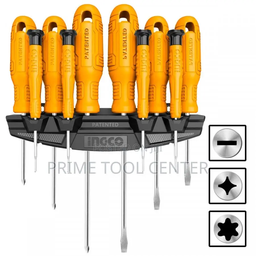 INGCO 10 Pcs and precision screwdriver set