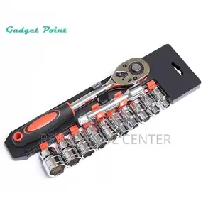 Ratchet Socket Spanner Set 11Pcs