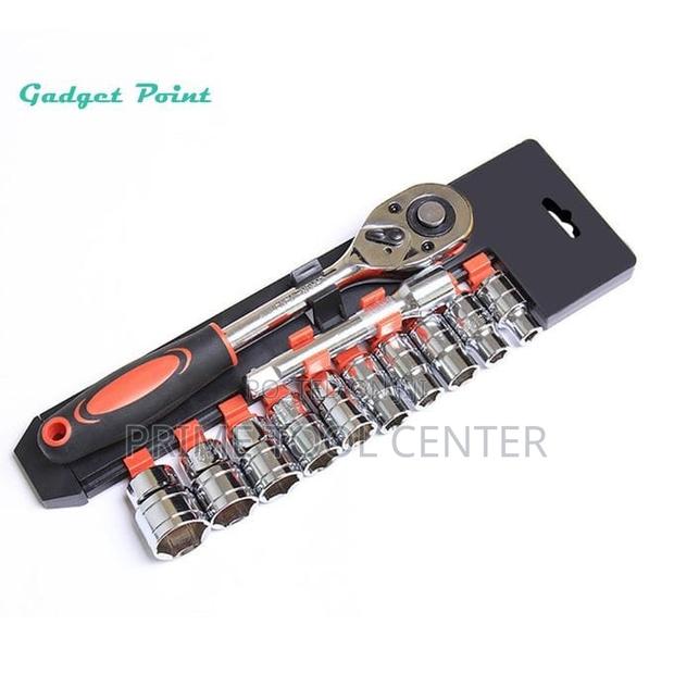 Ratchet Socket Spanner Set 11Pcs
