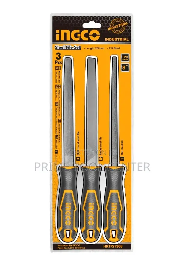 INGCO HKTFS1308 3 Pcs steel file set