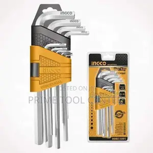 INGCO “9pcs hex key set Material：Cr-V
