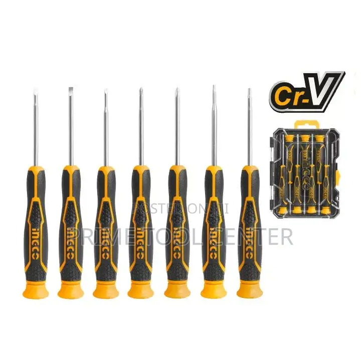 INGCO 7 Pcs precision screwdriver set