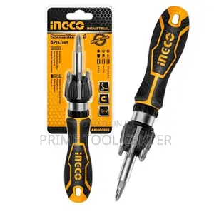 INGCO 8 Pcs ratchet screwdriver set