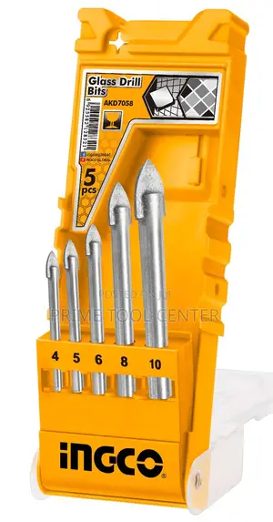 INGCO AKD7058 5 Pcs glass drill bits
