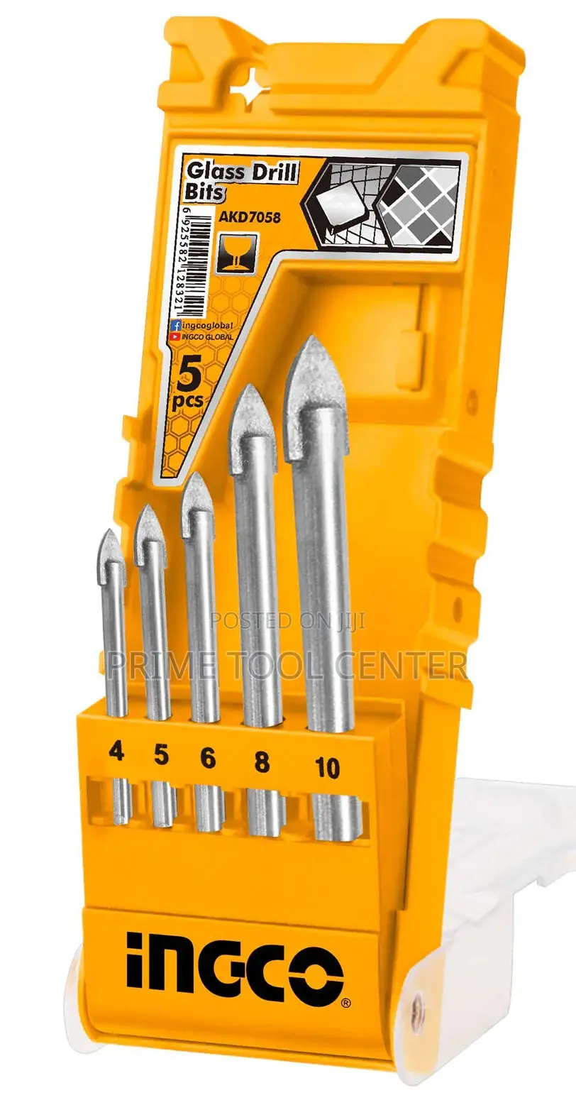 INGCO AKD7058 5 Pcs glass drill bits