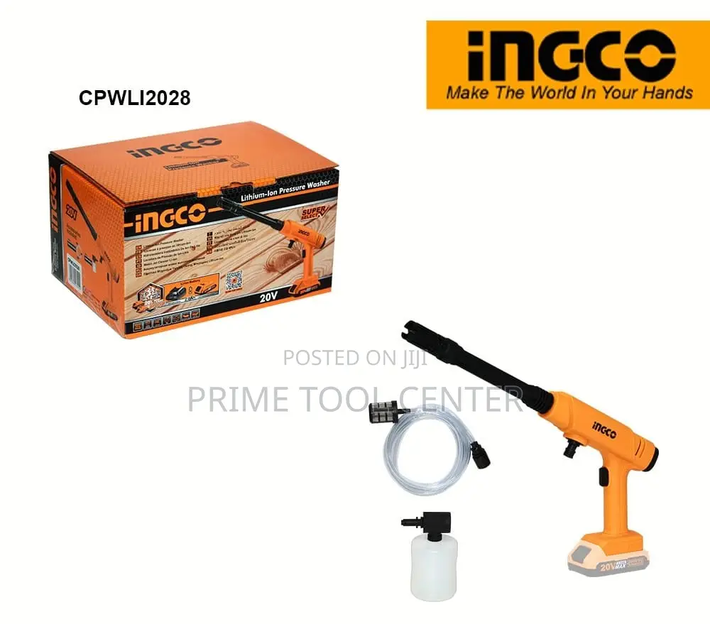 INGCO Lithium-ion pressure washer 20V