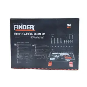 Finder 94PCS Socket Set 1/2″&1/4″(94PC S)