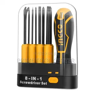 INGCO 9 Pcs interchangeable screwdriver set