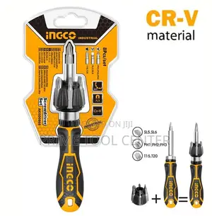 INGCO 8 Pcs ratchet screwdriver set