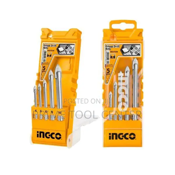 INGCO AKD7058 5 Pcs glass drill bits