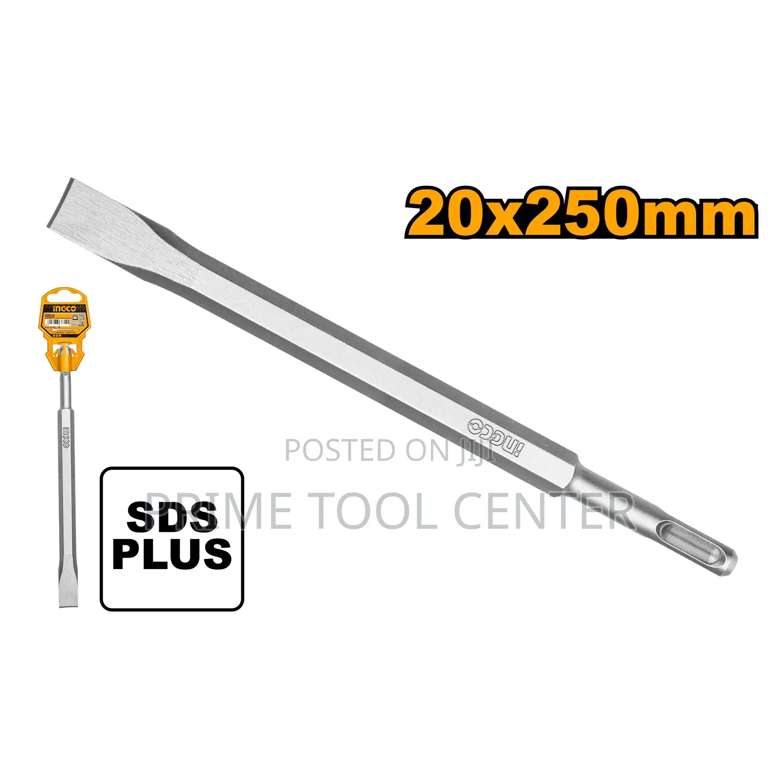 INGCO SDS plus chisel “14X250 X 20mm,flat