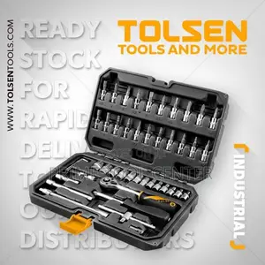 TOLSEN INDUSTRIAL 46 PCS 1/4″ SOCKET SET