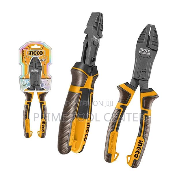 INGCO Compound action long nose pliers