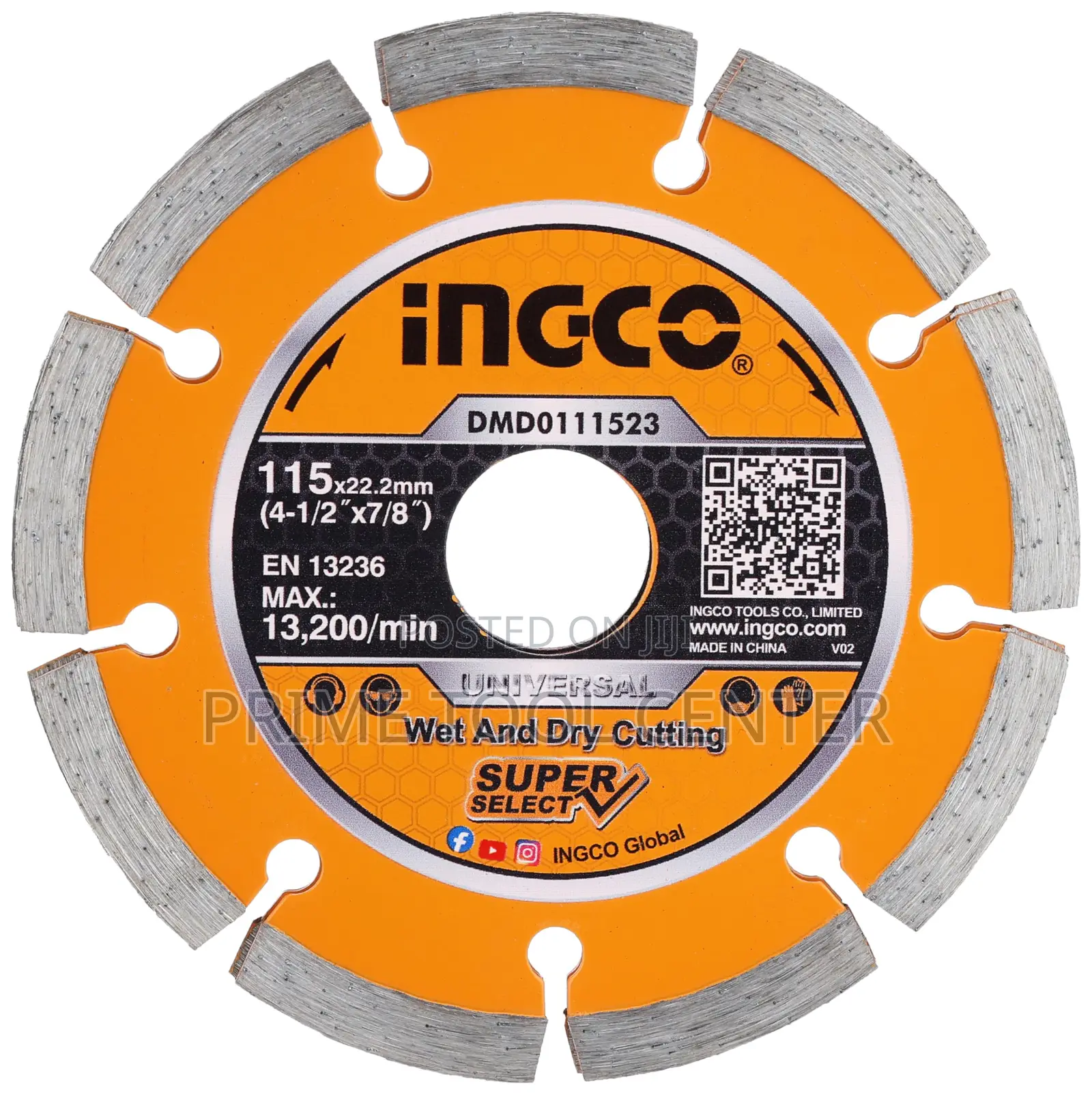 INGCO Dry diamond disc 115(4-1/2″)X22.2mm