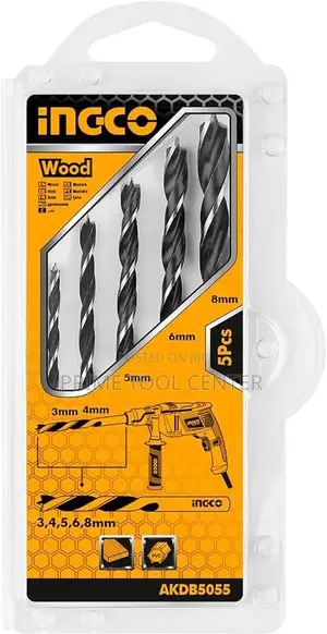 INGCO 5 Pcs wood drill bits set