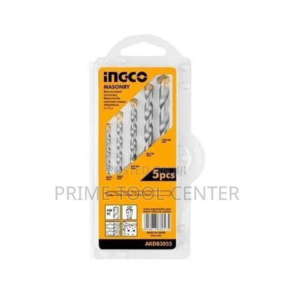 INGCO 5 Pcs masonry drill bits set