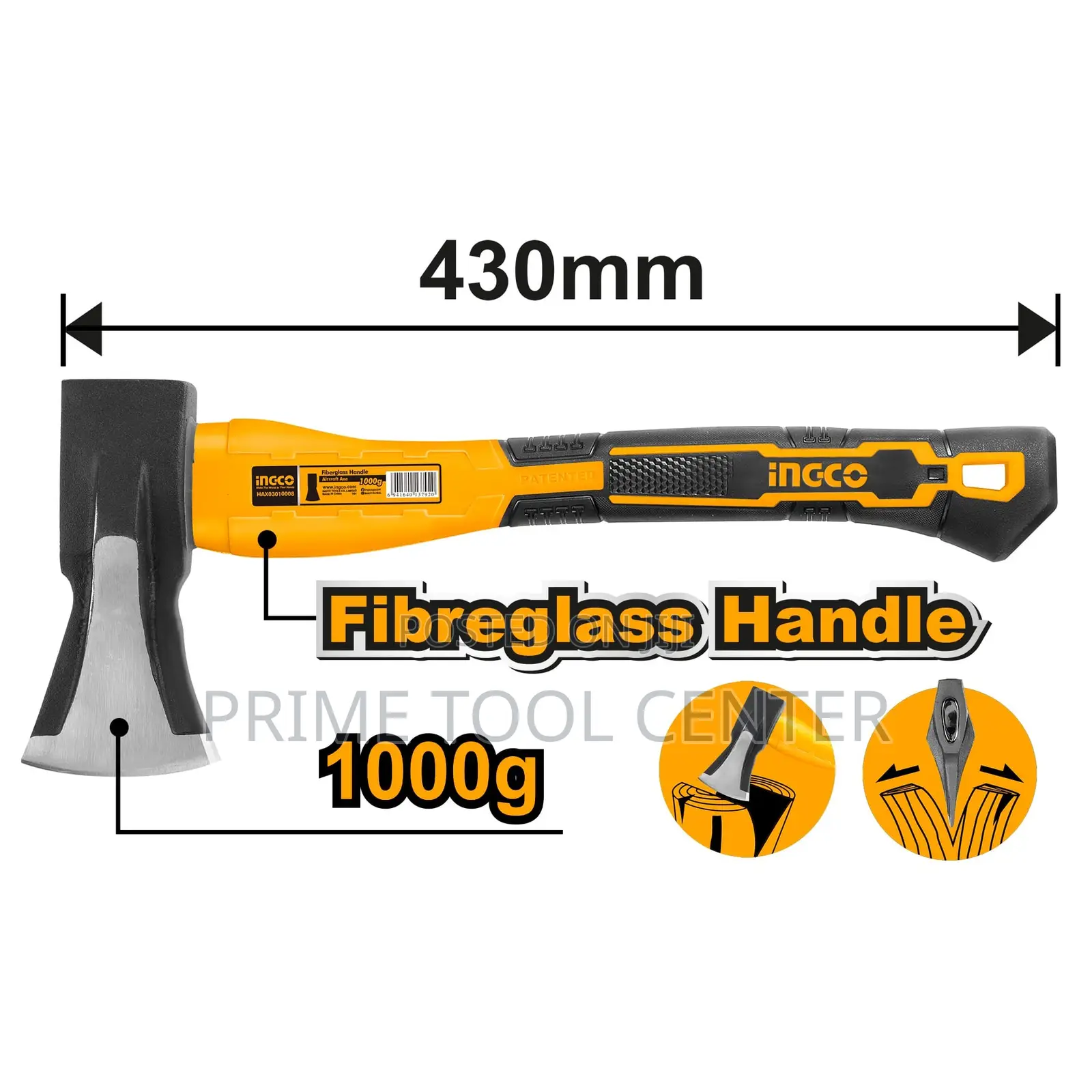 INGCO HAX03010008 Aircraft axe 1000G