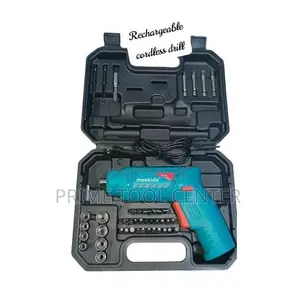 MEAKIDA CORDLESS DRILL WITH Screwdriver Set And Blow Box