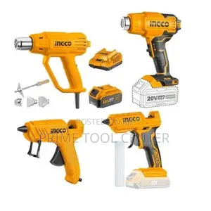 Ingco heat gun and glue gun combo kit