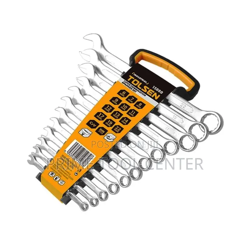 TOLSEN INDUSTRIAL 12PCS COMBINATION SPANNER