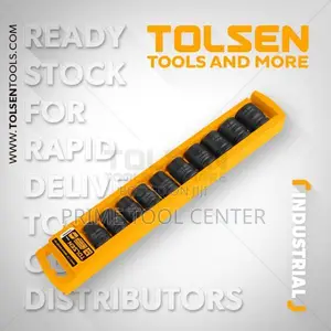 TOLSEN 10PCS 1/2″ DRIVE IMPACT SOCKET SET