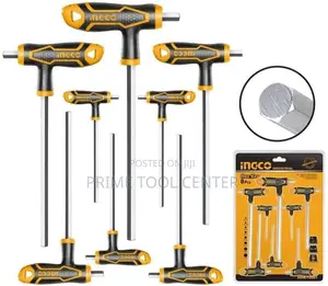 INGCO 8 Pcs T-handle hex wrench set