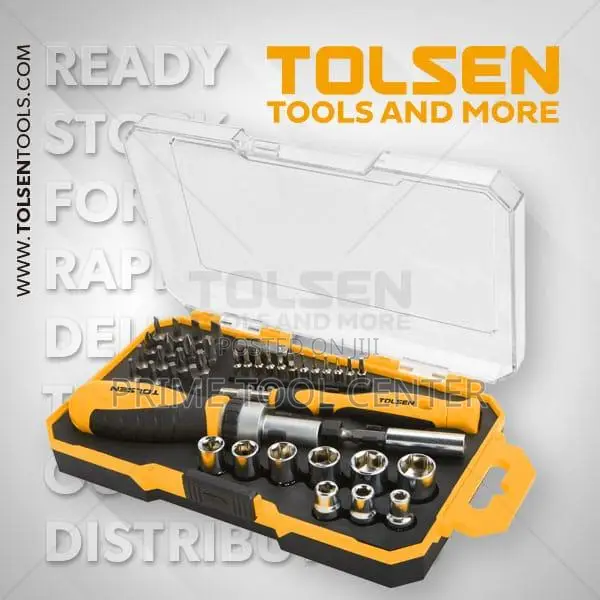 TOLSEN 42PCS BIT & SOCKET SET