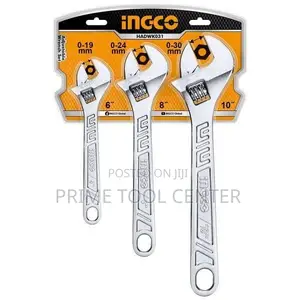INGCO 3 Pcs Adjustable wrench set