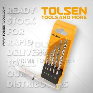 TOLSEN 5PCS MASONRY DRILL BIT SET