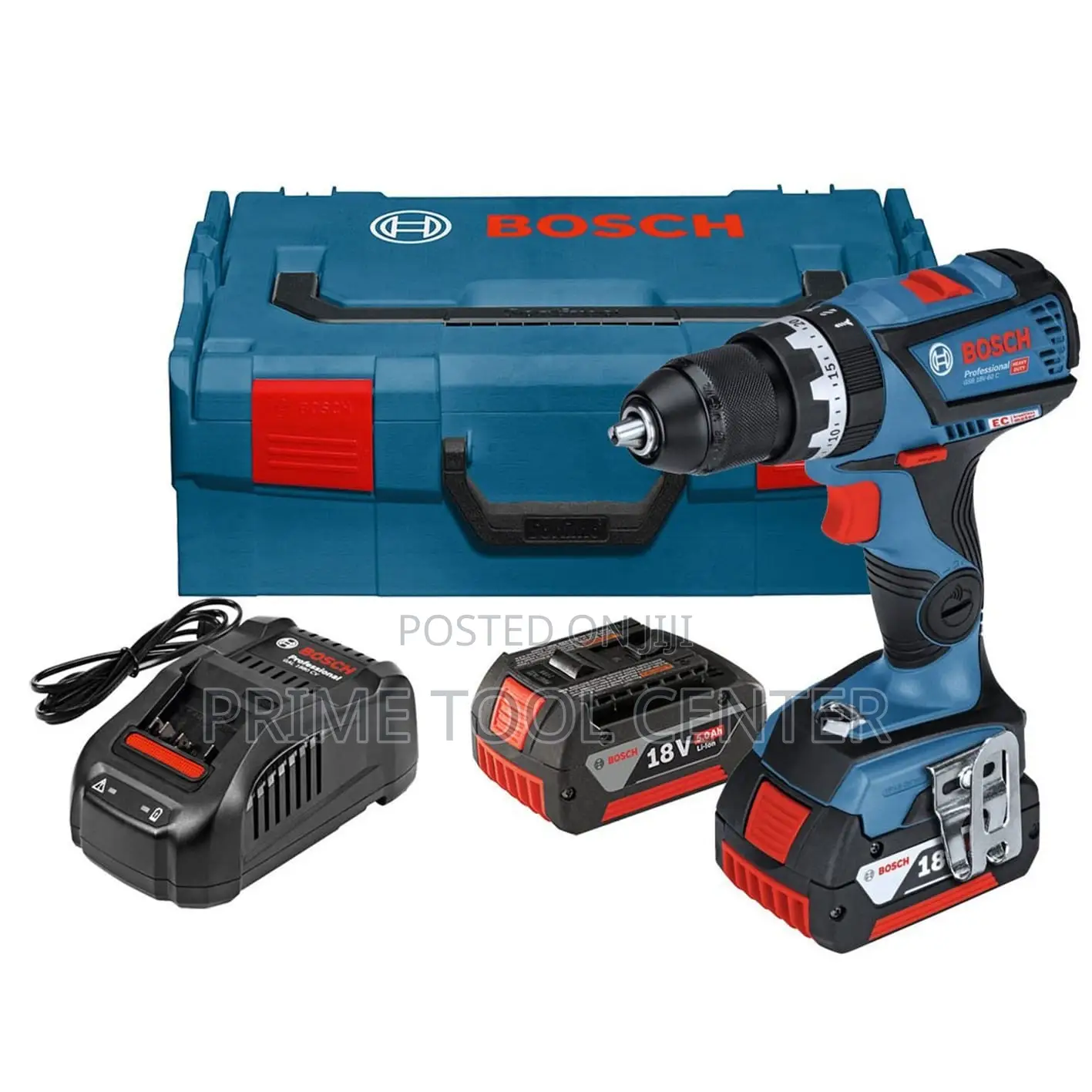 BOSCH DRILL CORDLESS HAMMER DRILL 5.0AH18V