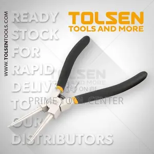 TOLSEN LONG NOSE PLIERS 200MM, 8″