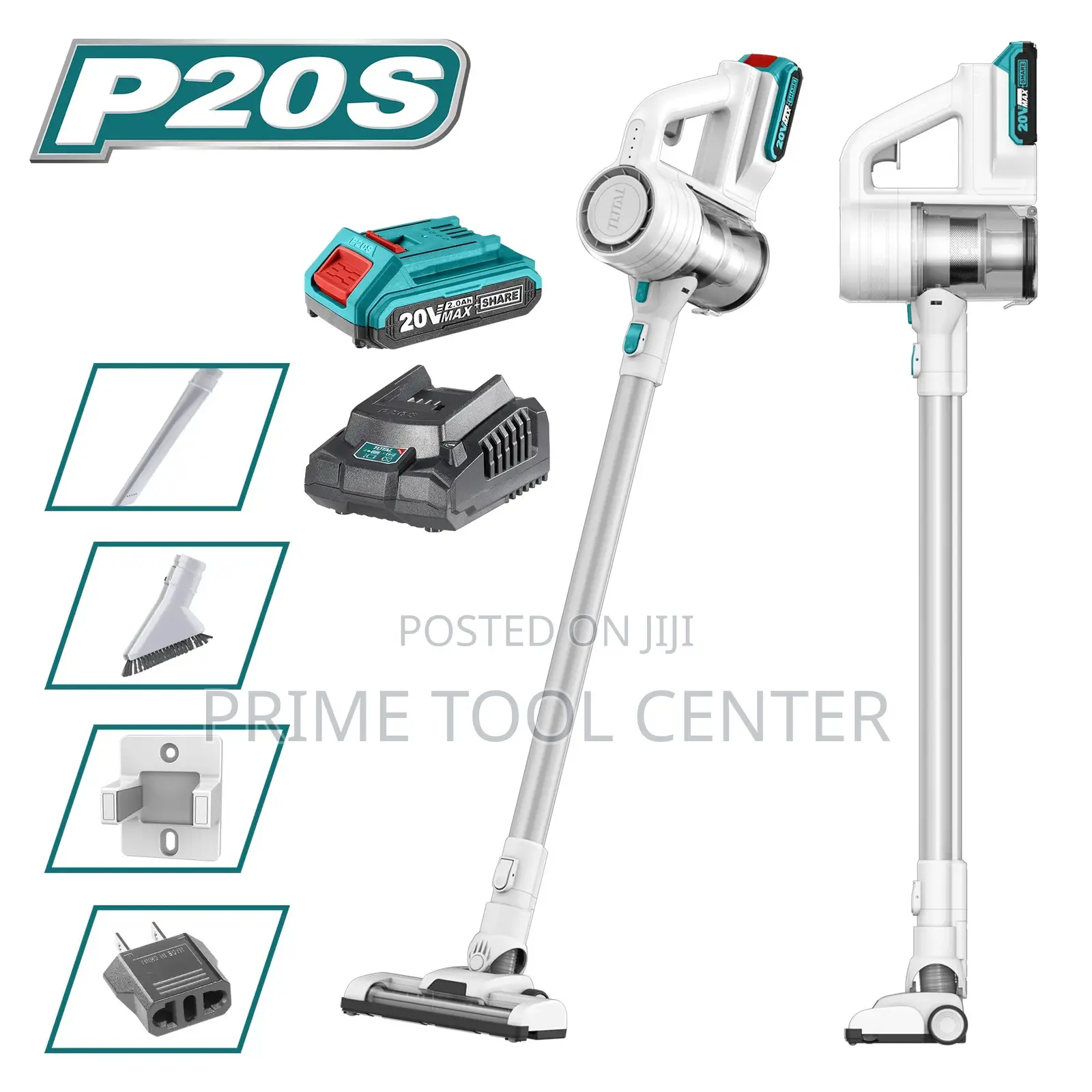 TOTAL Lithium-ion vacuum cleaner 20V