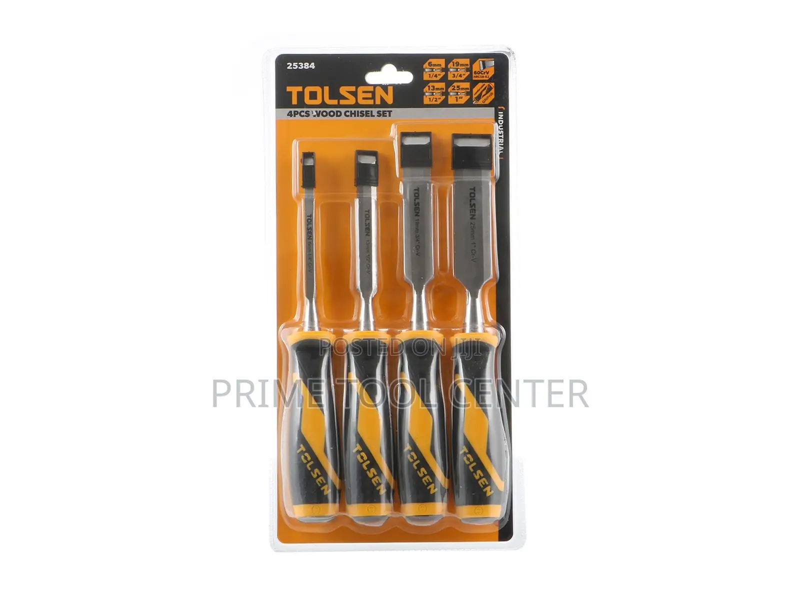 TOLSEN INDUSTRIAL 4PCS WOOD CHISEL