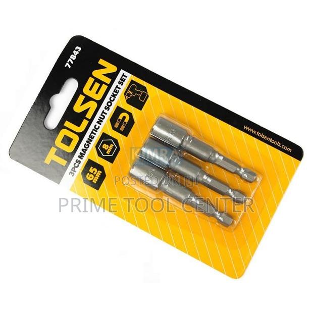 TOLSEN 3PCS MAGNETIC NUT SOCKET SET 10mm - thumbnail 2