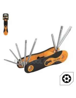 TOLSEN 8PCS FOLDING TORX HEX KEY SET