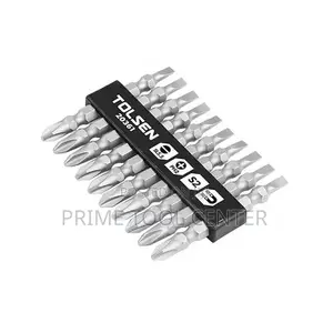 TOLSEN 10PCS DOUBLE END SCREWDRIVER BIT SET