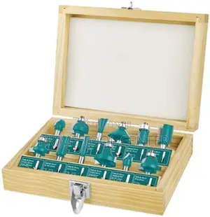 TOTAL TACSR1121 12pcs Router bits set(8mm)
