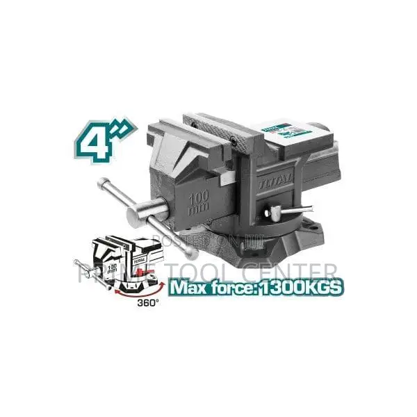 TOTAL Bench vice size：4″