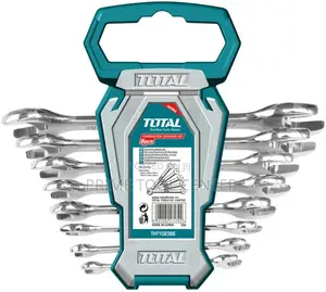 TOTAL 8pcs double open end spanner set