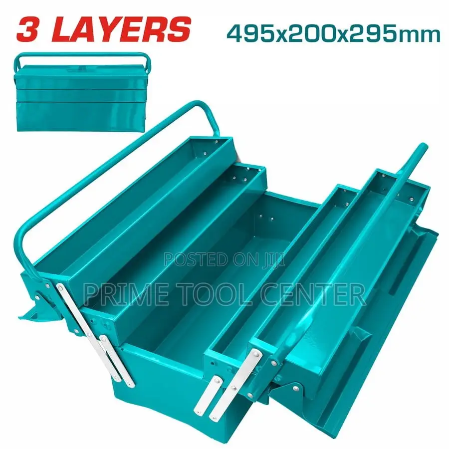 TOTAL Tool box 3 Layers Size:495*200*295mm