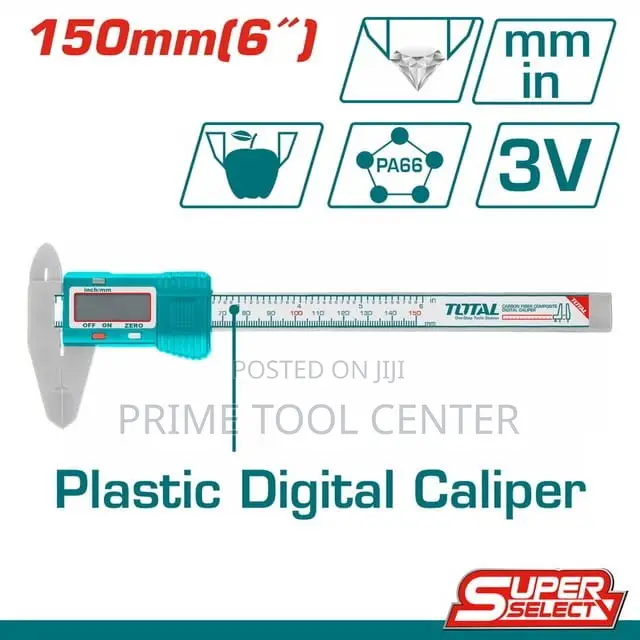 TOTAL Plastic digital caliper