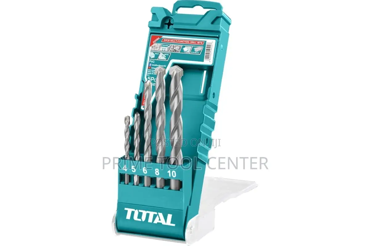 TOTAL 5PCS multi-function drill bits
