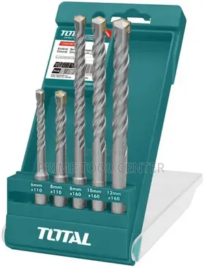 TOTAL 5 PCS SDS PLUS drills set Size