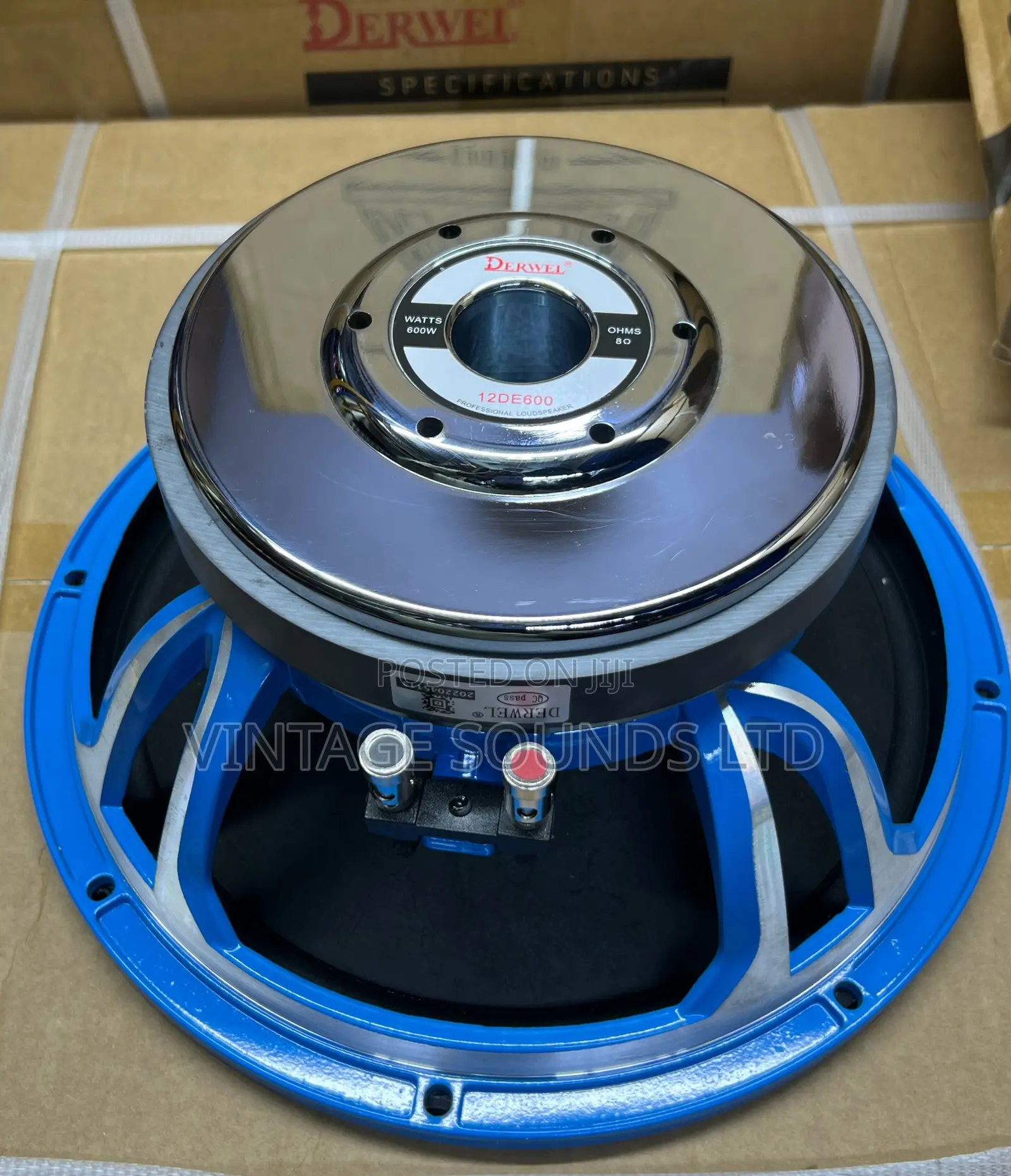 Derwel 12DE600 600W High-Power Long Range Speaker